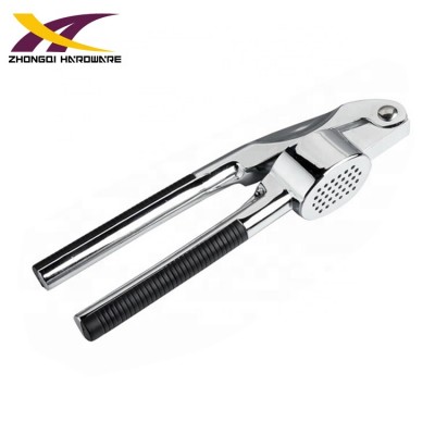 China manufacturer manual zinc alloy ABS kitchen garlic press