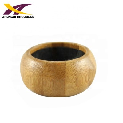 Factory supply round bamboo wine collar bottle wine ring