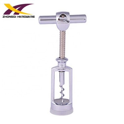 Dependable quality zinc alloy self pull bottle opener wine corkscrew