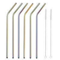 Hot sell bar accessories stainless steel straw can do color