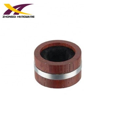 Eco-Friendly wood stainless steel drip wine bottle collar/wine ring