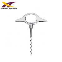 High efficiency zinc alloy T style corkscrew bottle wine opener