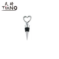 Free Samples Metal Heart -shaped Wine Stopper