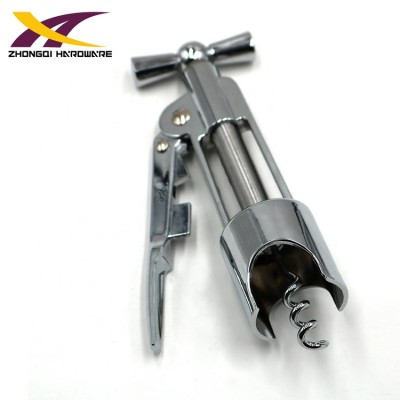 High quality stainless steel ratchet bottle corkscrew wine opener