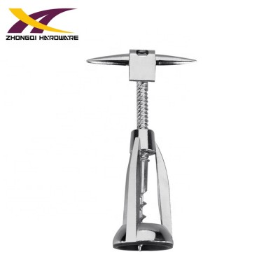 New design personalized zinc alloy self pull corkscrew bottle wine opener