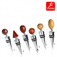 Custom shape design metal decorative wine stopper